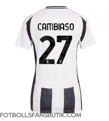 Juventus Andrea Cambiaso #27 Replika Hemmatröja Damer 2024-25 Kortärmad